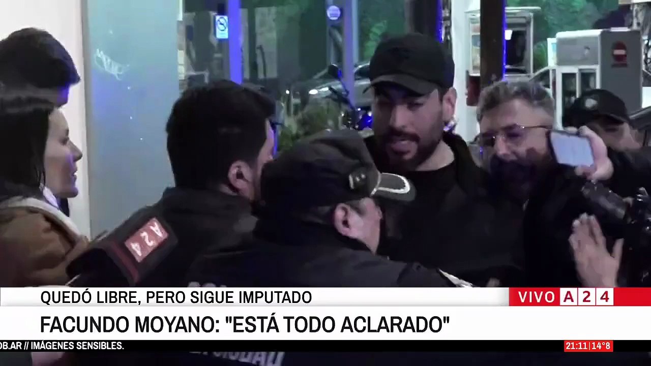 Liberaron a Facundo Moyano