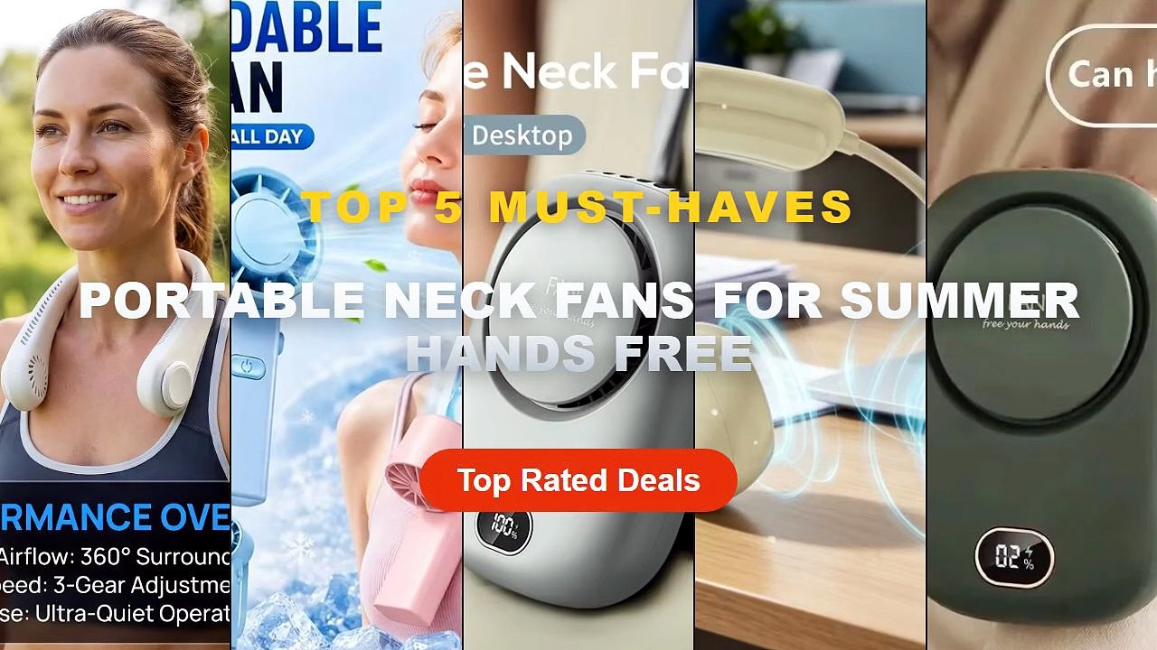 Ultimate Guide to the Best Portable Neck Fans For Summer Hands Free
