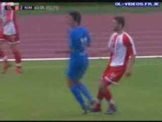 Résumé Lyon - Nîmes match amical 12-07-08