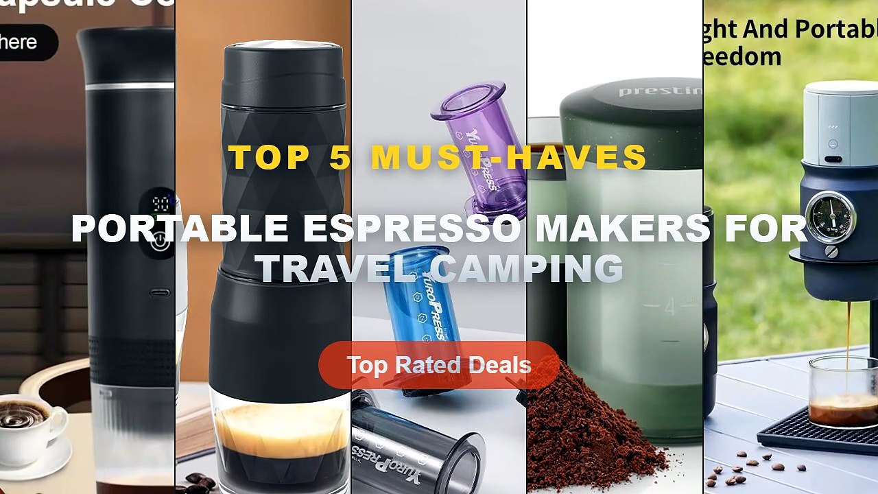 Best Portable Espresso Makers For Travel Camping on AliExpress | Review - Portable Coffee Machine Wireless Electric Caps...