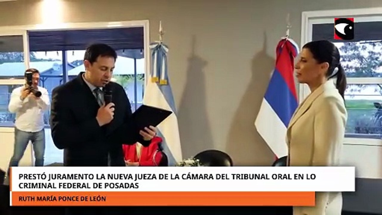 Prestó juramento la jueza de Cámara del Tribunal Oral en lo Criminal Federal de Posadas