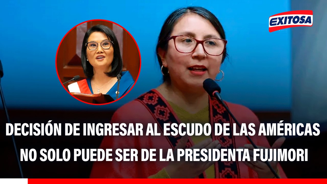 Ingreso de Perú al Escudo de las Américas no debe ser decidido por la presidenta, según Ruth Luque