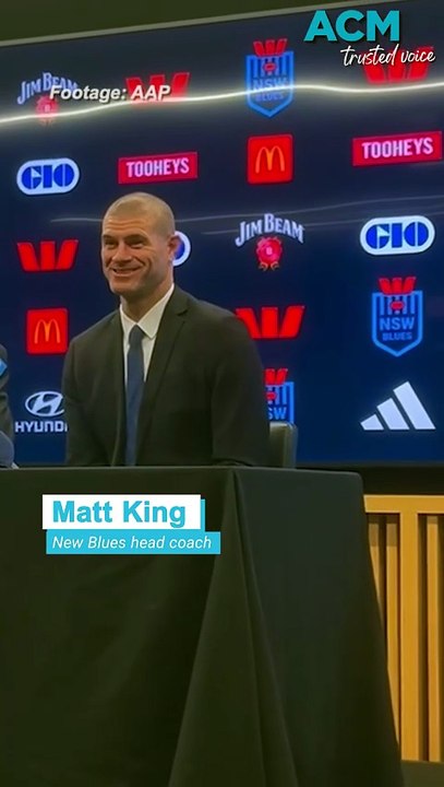 ‘You’ve gotta be a tough bugger': new Blues coach Matt King
