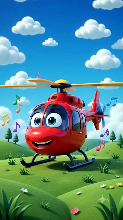 Happy Helicopter Spin Spin! 🚁 | 10-Second Kids Helicopter Song