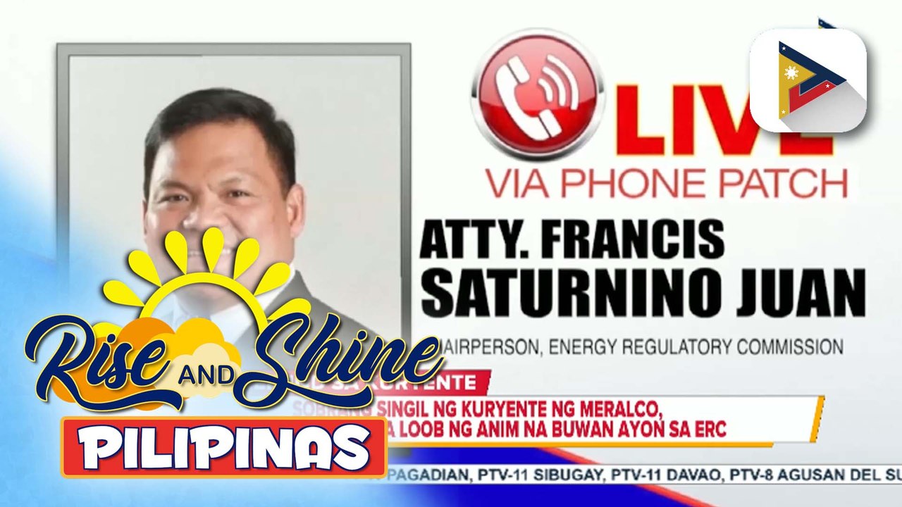 ERC, inatasan ang Meralco na ibalik sa consumers ang sobrang singil sa kuryente | ulat ni Sheila Natividad