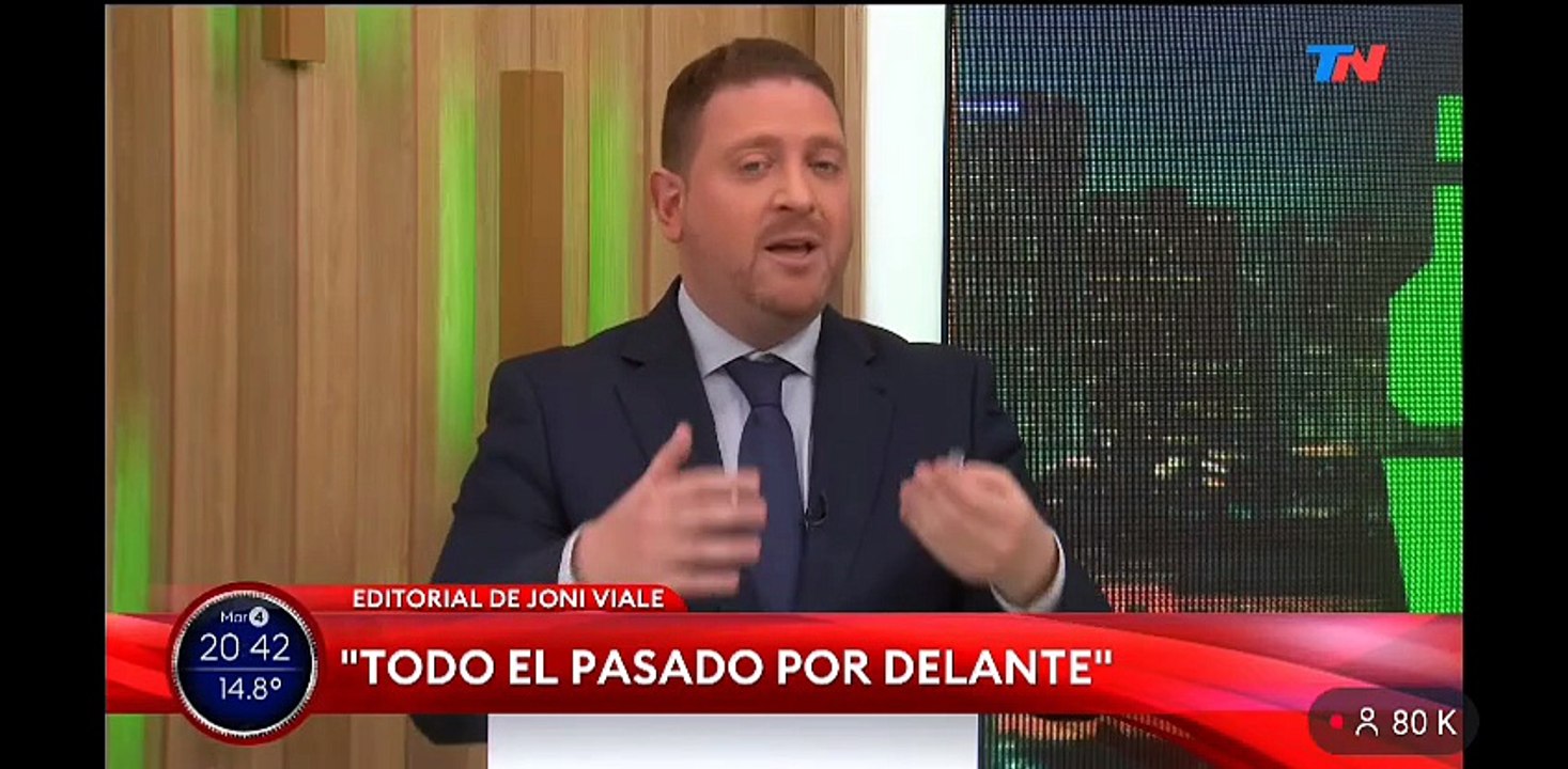 La cuestionable defensa de Jonatan Viale a la Ley de Tierras en vivo