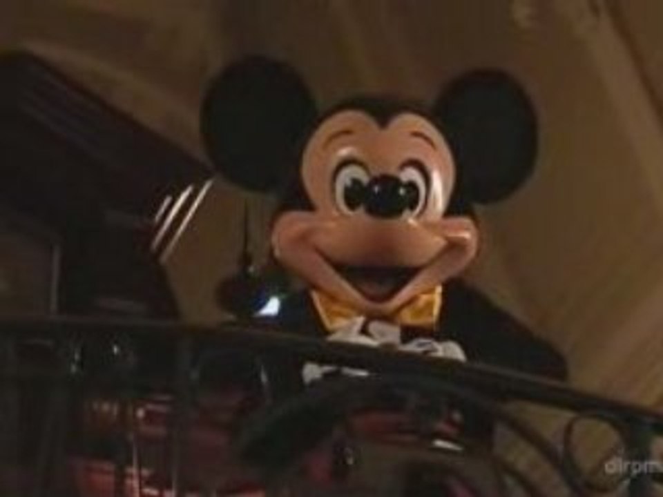 Mickey Mouse waves Goodbye