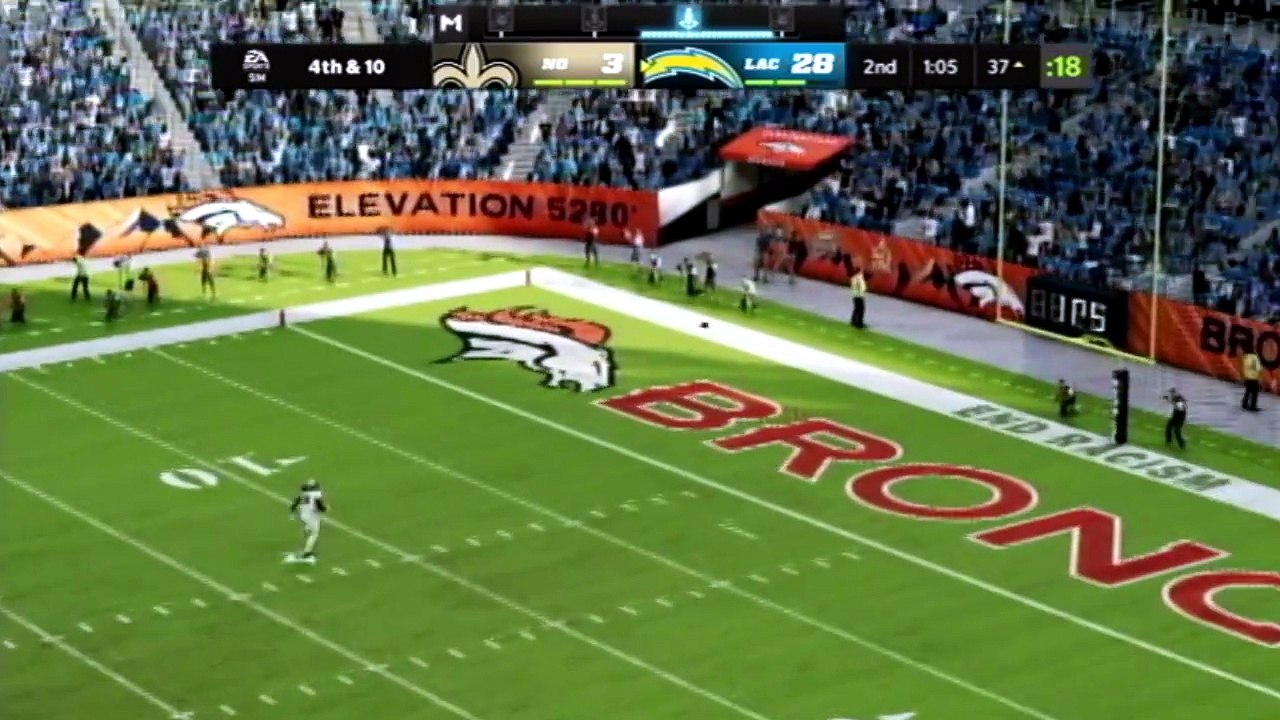 Madden 22 Chargers vs Saints