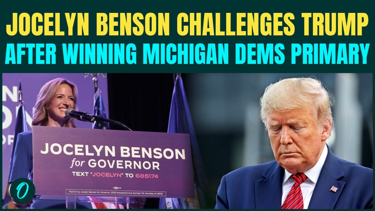 Jocelyn Benson WINS Michigan Democratic Governor Primary; November BATTLE Begins Against Trump Team