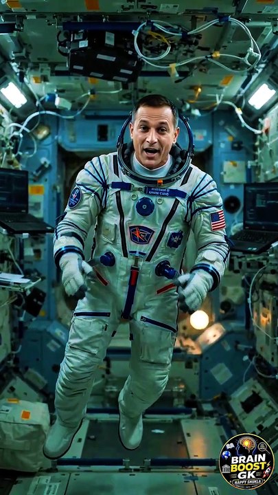 🚀😱 Kya Antariksh Me Aapka Kad Badh Jata Hai? Space Ka Chaukane Wala Fact! #shorts