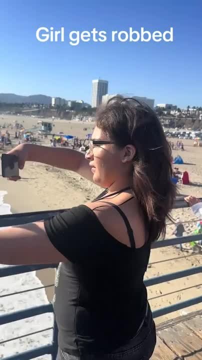 Seagull Steals Churro During Beach Photo