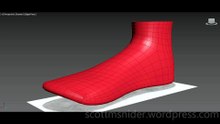Grabovski: 3DS MAX Practice Polygon Modeling Foot Model Video #7 (08-05-2026)