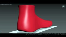 Grabovski: 3DS MAX Practice Polygon Modeling Foot Model Video #12 (08-05-2026)