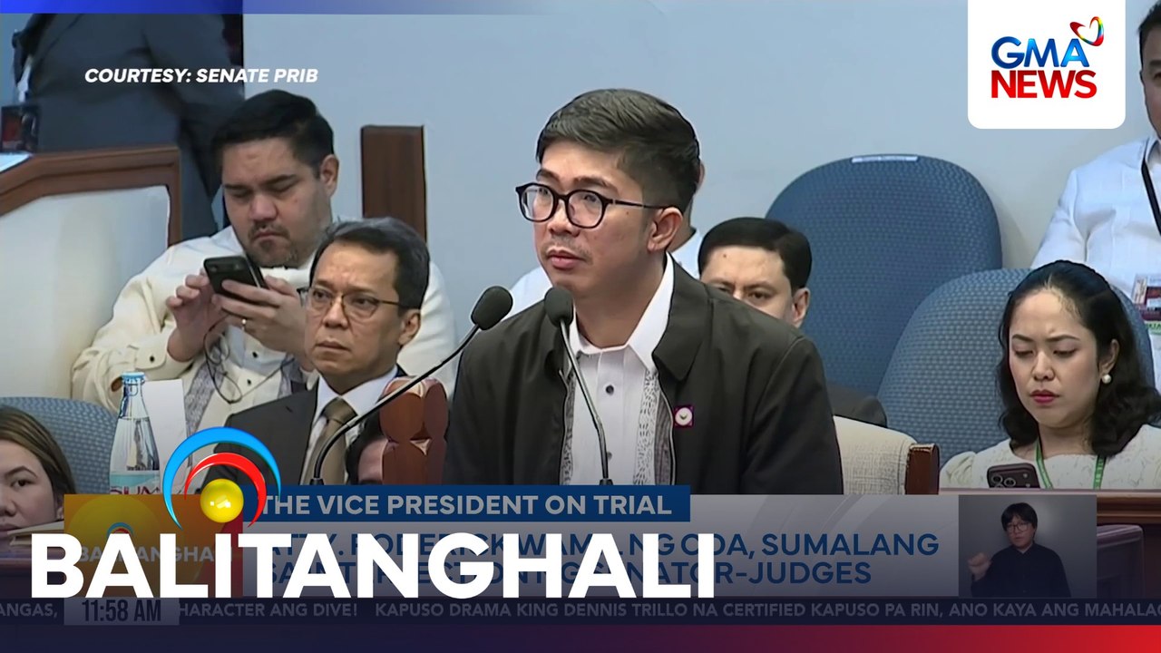 Atty. Roderick Wamil ng COA, sumalang sa interjection ng senator-judges | Balitanghali