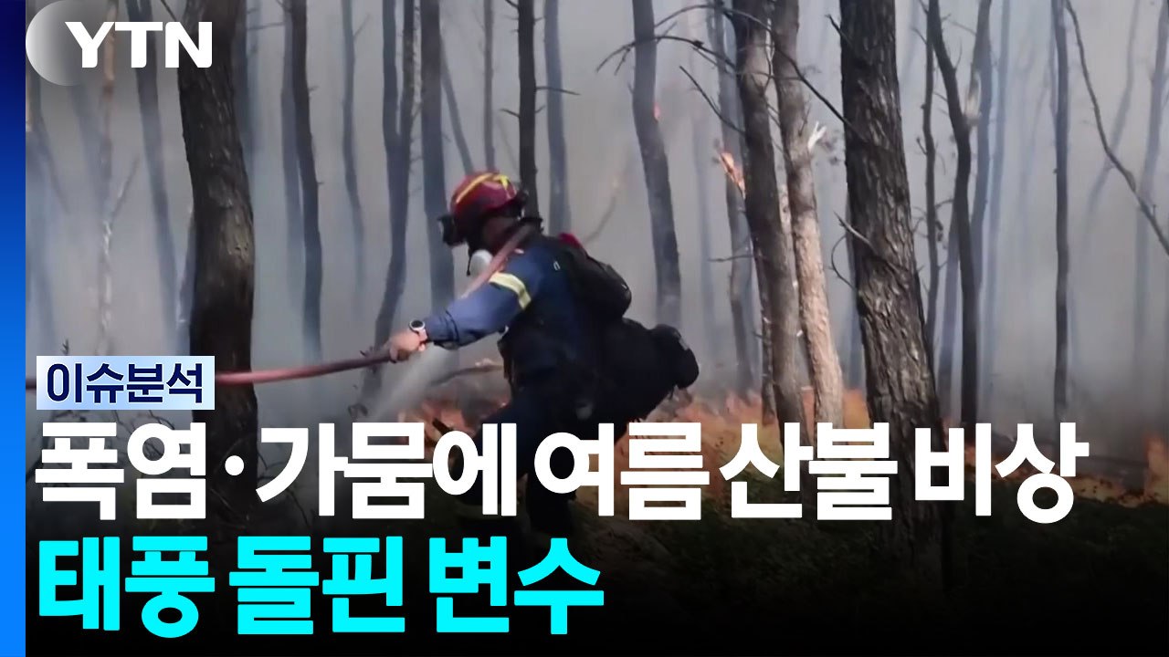 폭염·가뭄에 여름 산불까지 비상...태풍 '돌핀' 진로 변수 / YTN