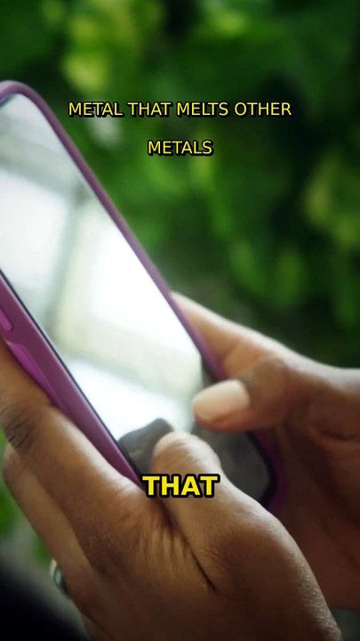 🤯 Metal that MELTS other metals?