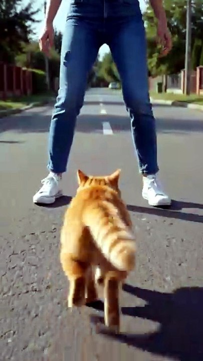 狗欺负猫 Dog bullies cat