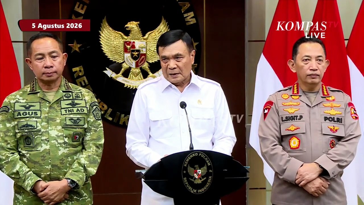 TERKENDALI! Menko Polkam Djamari Pastikan Situasi Indonesia Aman, Minta Tak Terpengaruh Hoaks