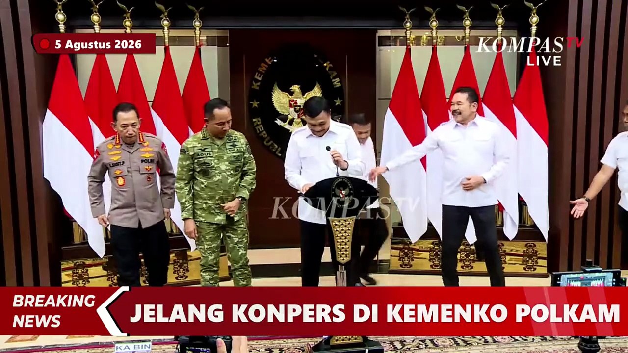 [FULL] Menko Polkam Tegaskan Indonesia Aman, Hoaks dan Aksi Anarkis Akan Ditindak Tegas