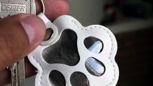 Paw Print Fur Keepsake Keychain – A Special Keepsake for Pet Lovers 🐾