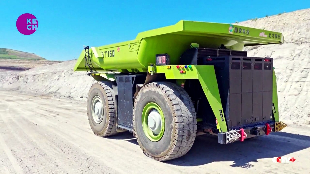 China's homegrown 100-ton-class driverless electric mining truck enters service