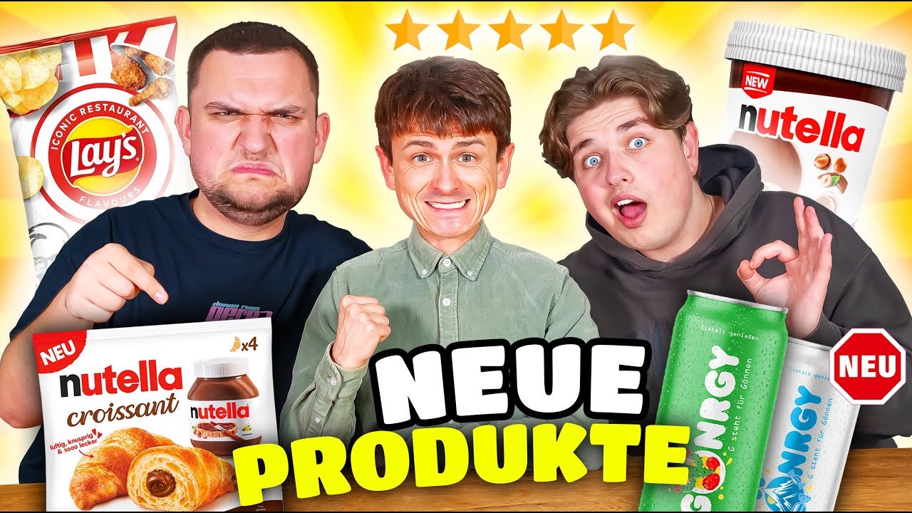 Wir ESSEN neue PRODUKTE im SUPERMARKT 🚨 mit Smiley & Nico