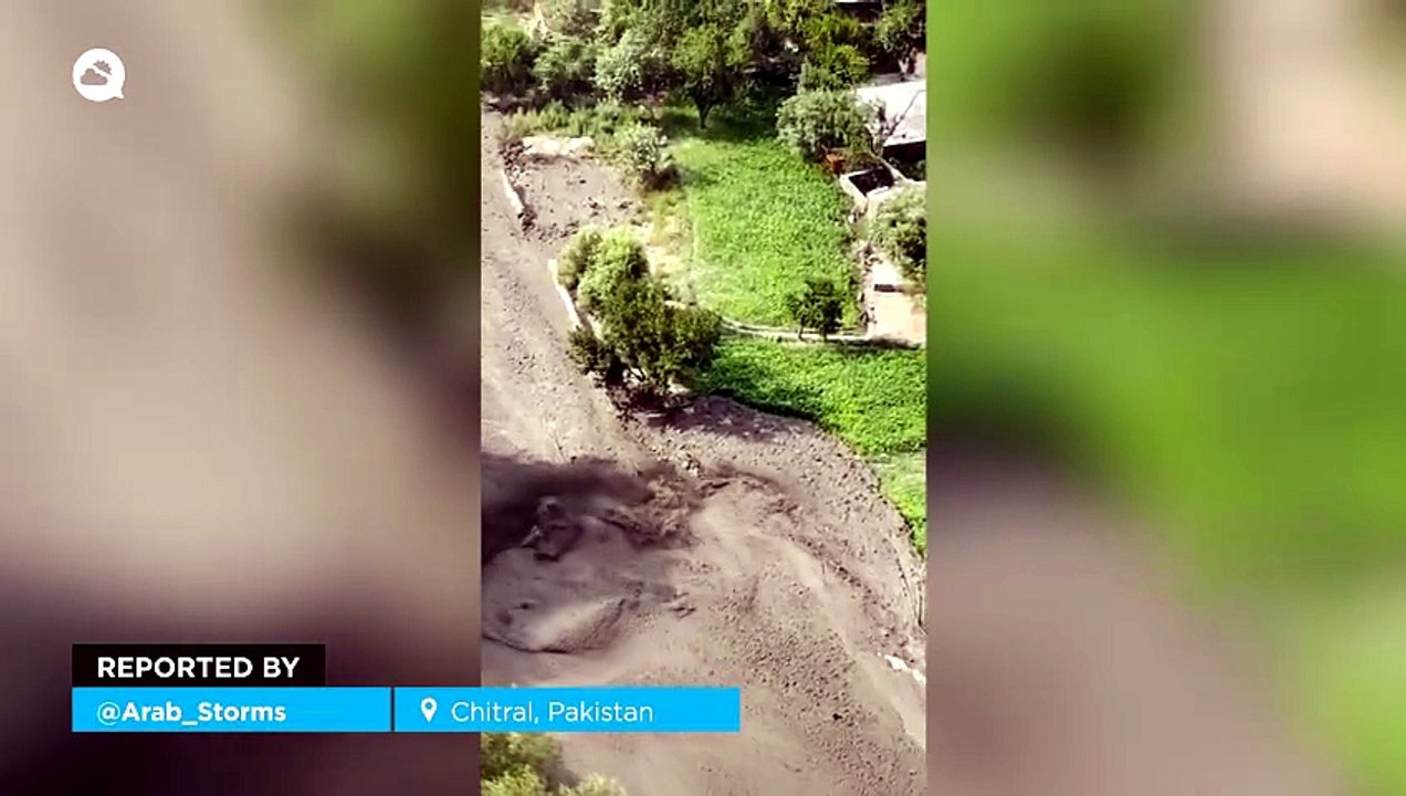Devastating mud flood in Chitral, Pakistan