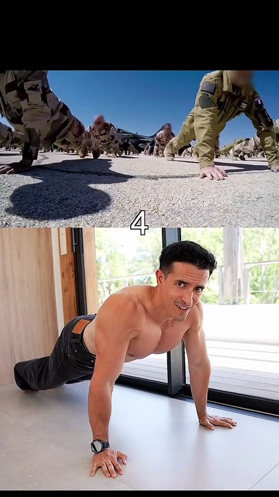 22 push-up challenge French army 🇫🇷