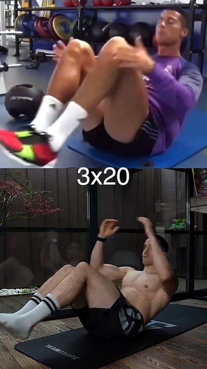 Cristiano Ronaldo abs workout !!