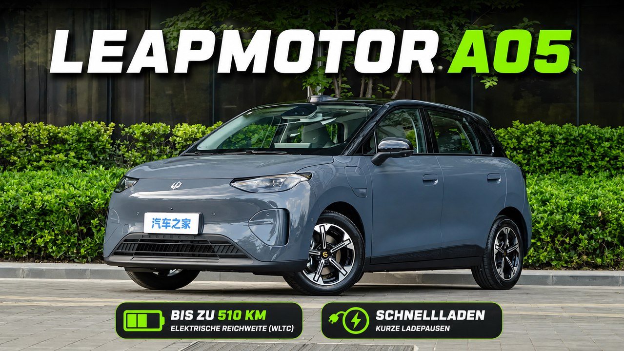 Leapmotor A05 zeigt modernes Design und smarte Technik