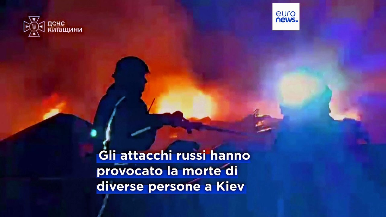 Raid russi con missili e droni su Kiev, colpite infrastrutture civili: decine di morti e feriti