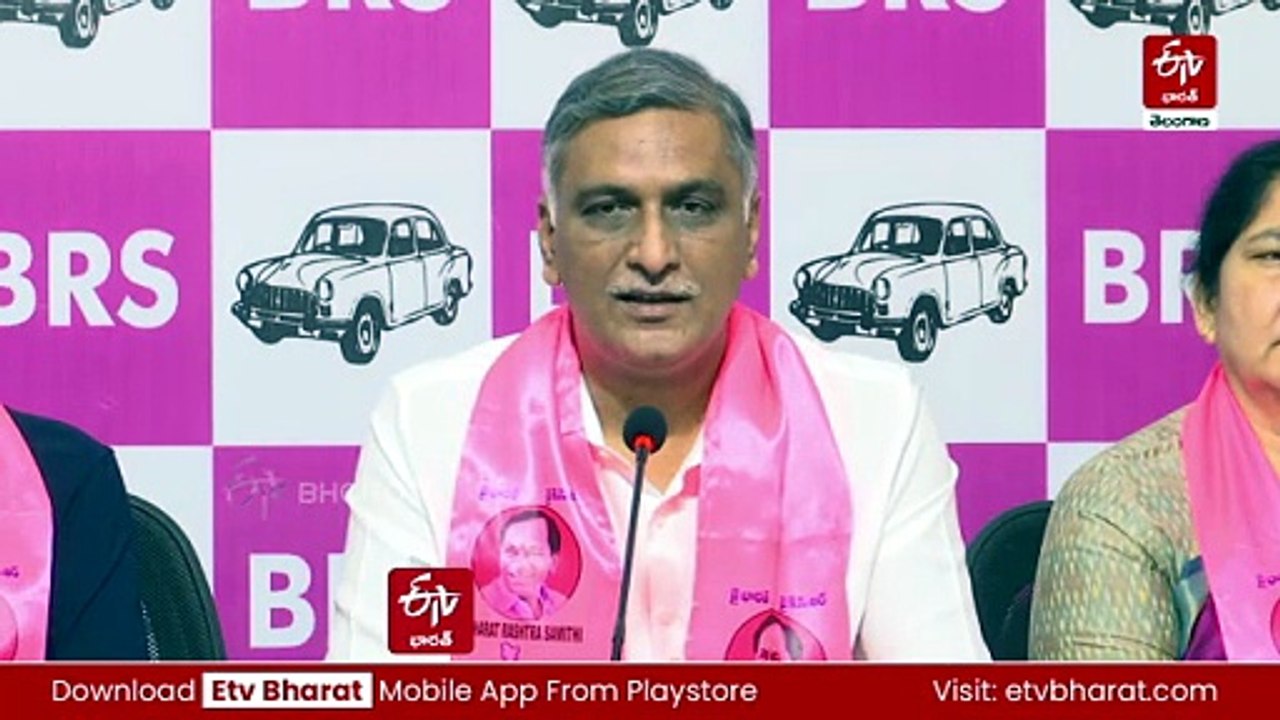 సాగు, తాగునీటి ప్రయోజనాలు మొత్తం ఫణంగా పెట్టేలా ఏపీ కుట్ర : హరీశ్ రావు