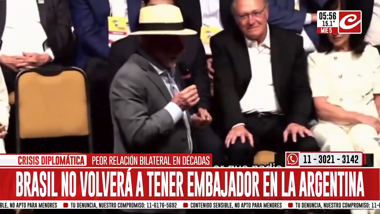 Tensión diplomática: Brasil retiró su embajador de la Argentina