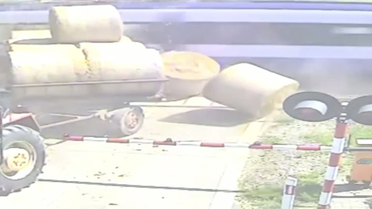 Passenger train smashes through trailer after ‘...