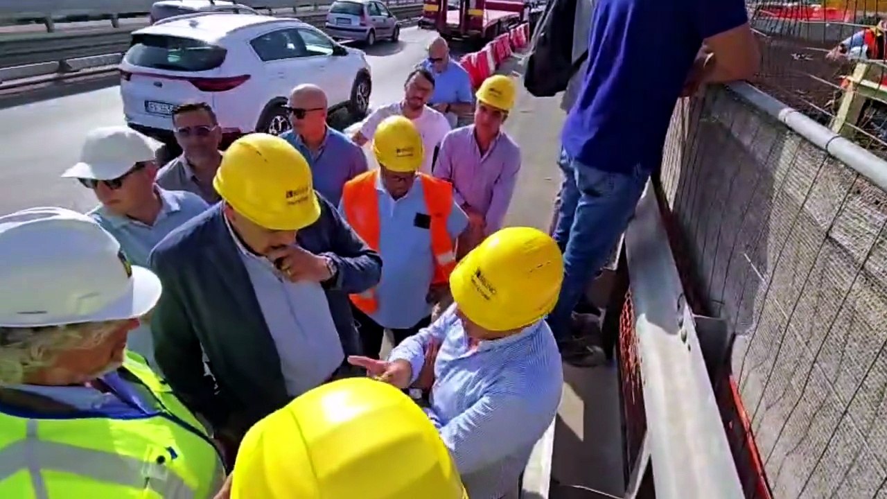 Ponti laterali sul fiume Oreto, varato l'impalcato di monte in direzione Catania