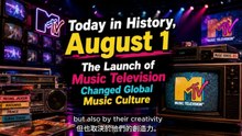 Today in History, August 1 | MTV Launched and Changed Global Music Culture