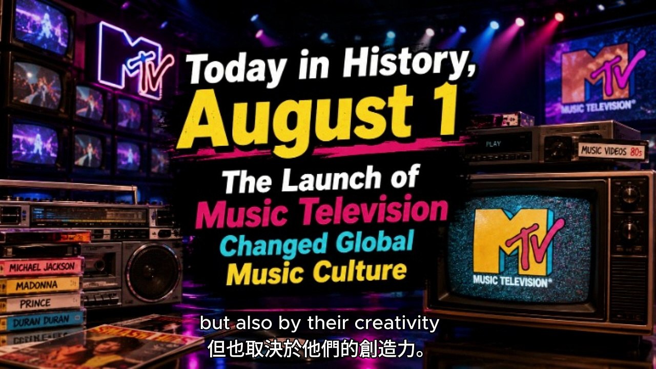 Today in History, August 1 | MTV Launched and Changed Global Music Culture