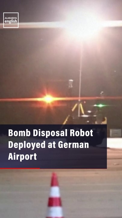 Bomb Disposal Robot Deployed at German Airport