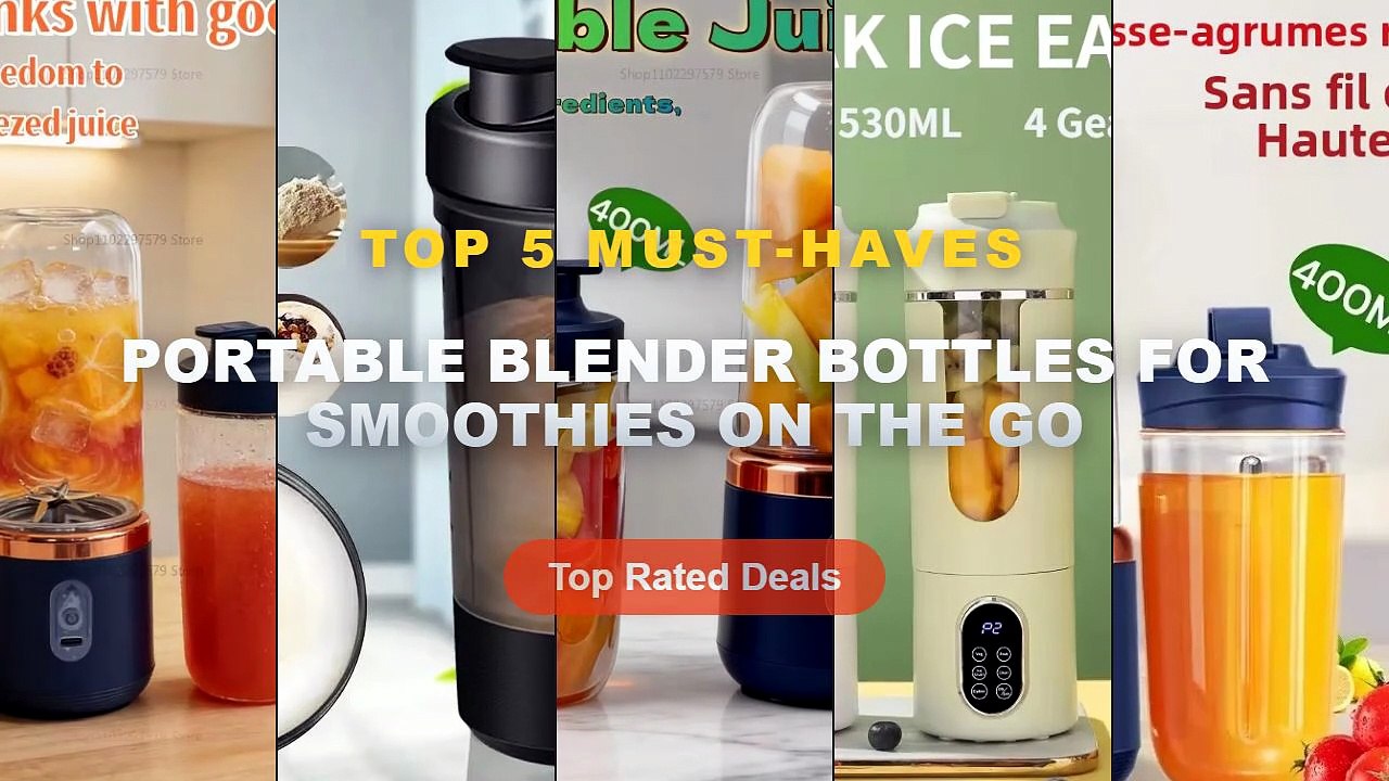 Cheap & Best Portable Blender Bottles For Smoot...