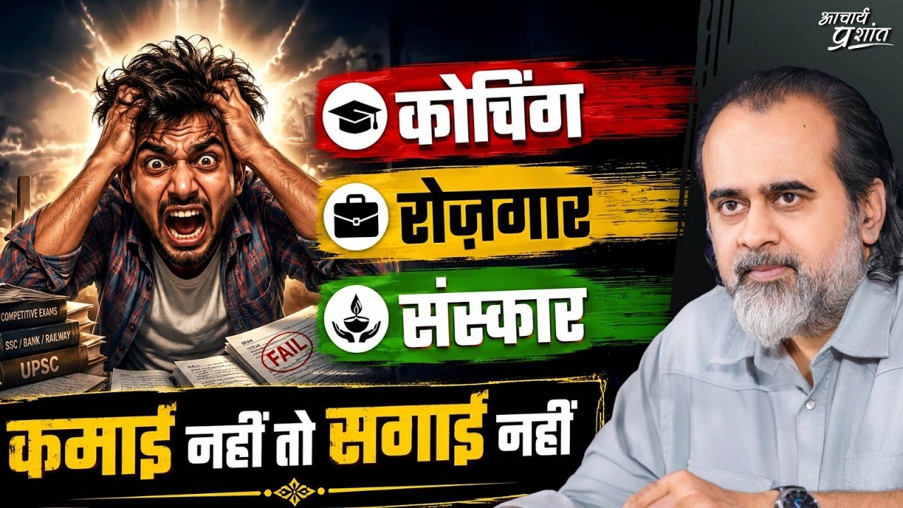 कोचिंग, नौकरी, शादी — चट कमाई पट सगाई || आचार्य प्रशांत, पटना सत्र