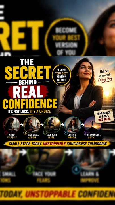 The Secret Behind Real Confidence