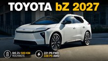 2027 Toyota bZ: Alle Neuerungen zum Modelljahr im Überblick
