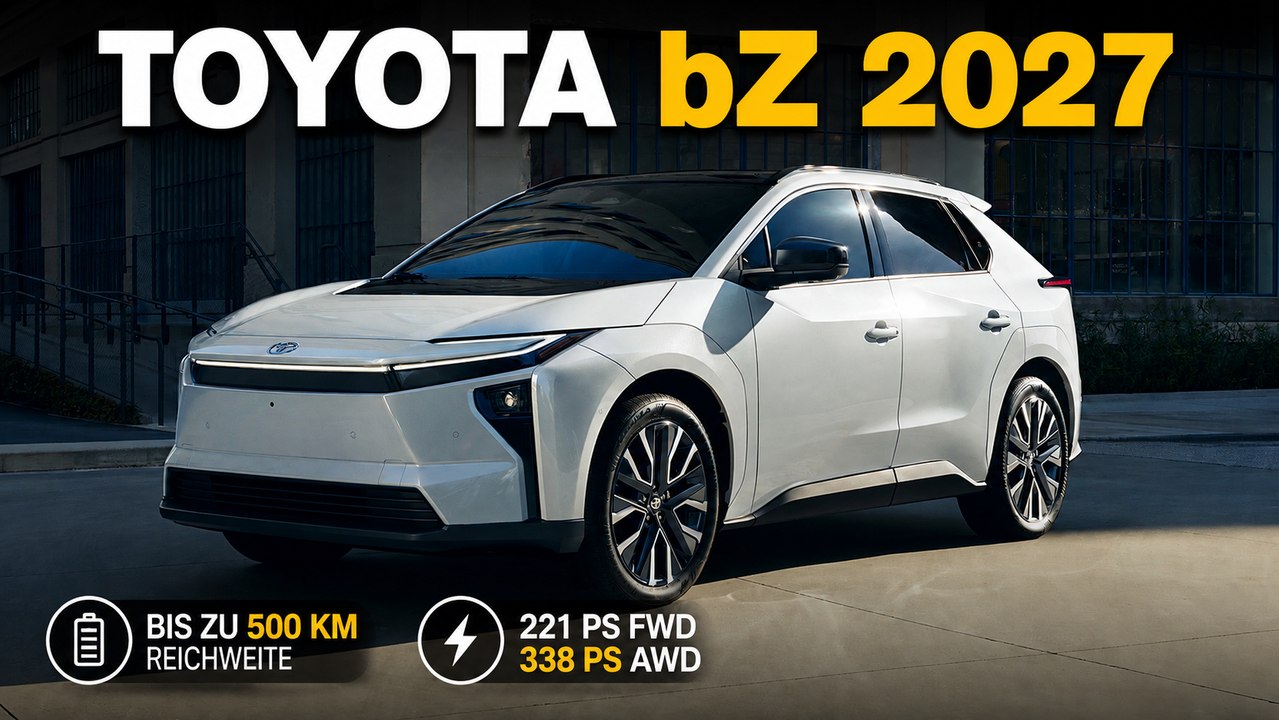 2027 Toyota bZ: Alle Neuerungen zum Modelljahr im Überblick
