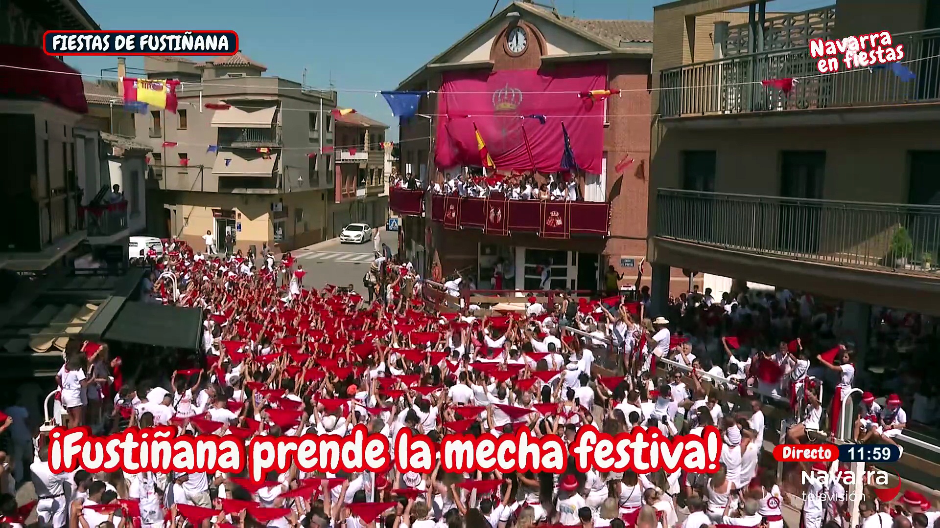 Cohete Fiestas de Fustiñana 05/08/2026 Parte 2
