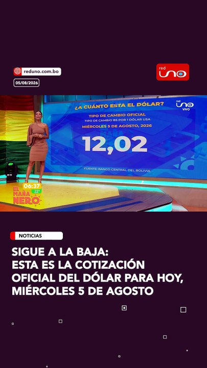 Sigue a la baja: ESTA ES LA cotización oficial DEL DÓLAR para HOY, miércoles 5 DE AGOSTO