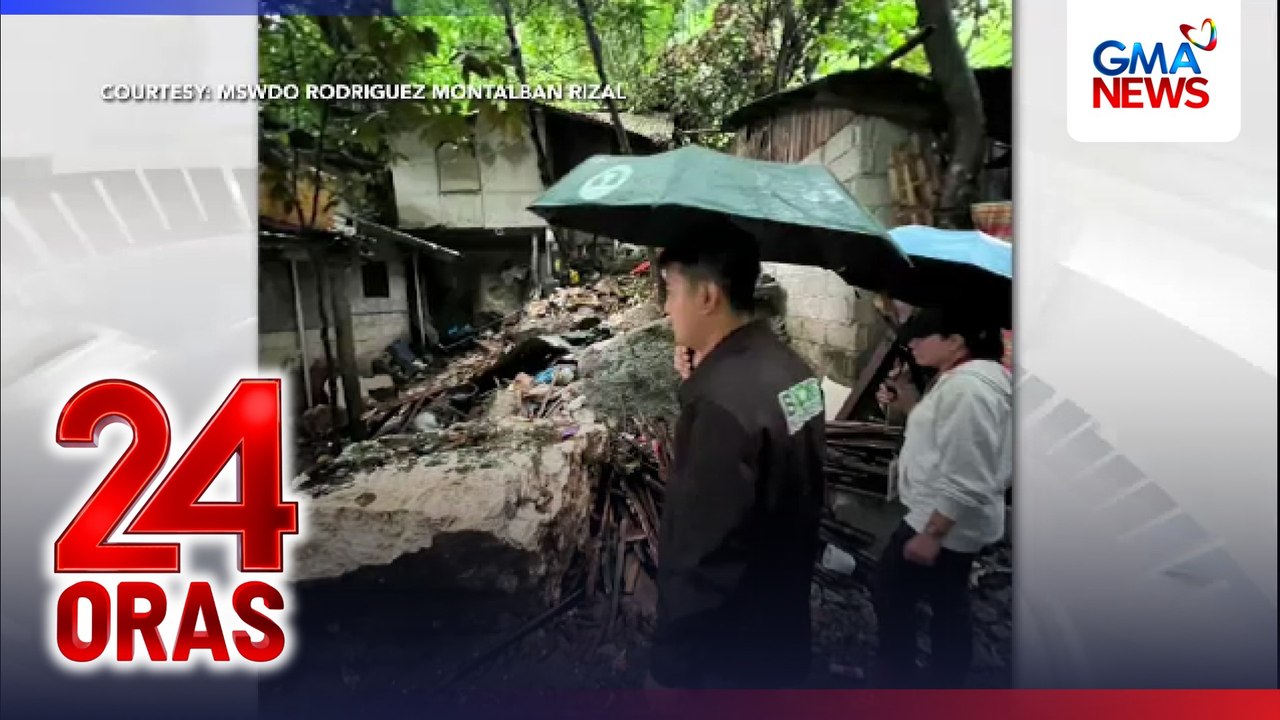 2 nasawi sa rockslide sa bahagi ng Wawa Dam | 24 Oras