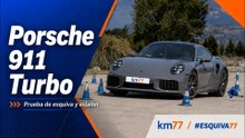 Porsche 911 Turbo S: ¡Récord en el eslalon y clase maestra en la esquiva!