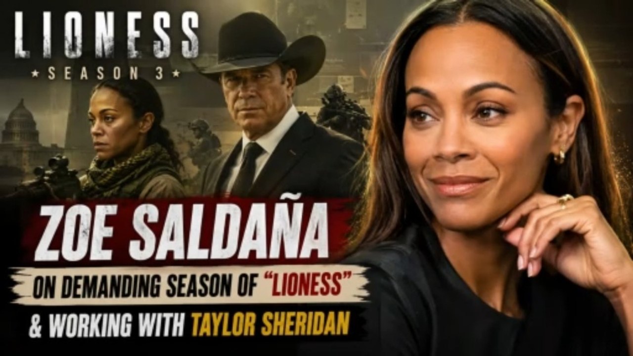 Zoe Saldaña on Lioness, Taylor Sheridan & Her Most Demanding Season | CBS Mornings