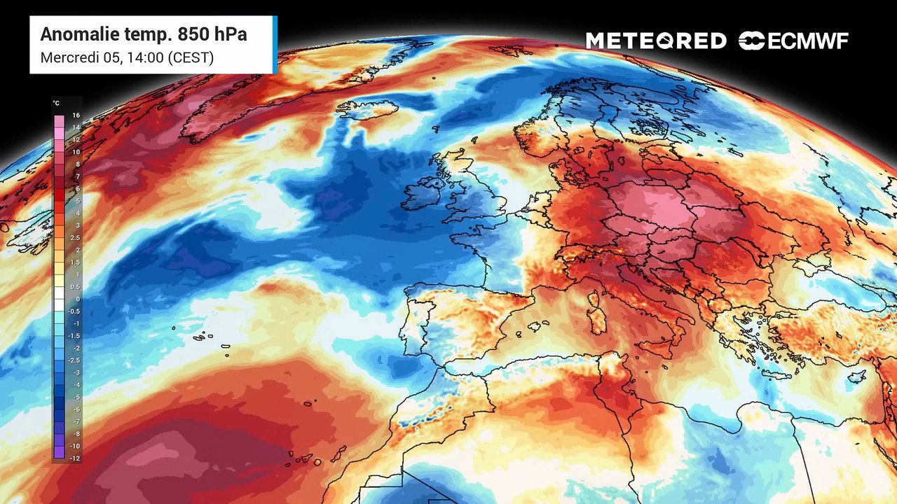 Tendances météorologiques à 3 mois en France