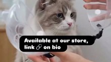 Anti-Bite Breathable Hood for Stress-Free Vet Visits & Grooming